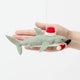 Jolly Santa Shark with Santa Leg Ornament