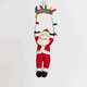 Jolly Swinging Santa Ornament