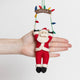 Jolly Swinging Santa Ornament