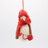 Knitting Snowman Ornament