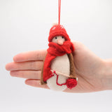 Knitting Snowman Ornament