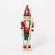 Large German Wooden 14.5" Nutcracker - Skier