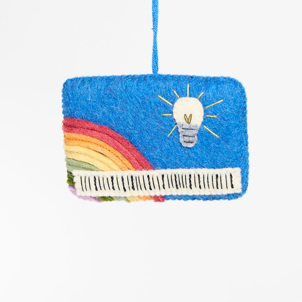 Library Card Ornament