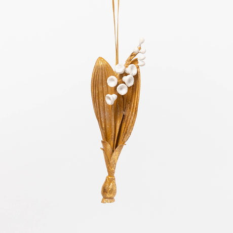 Inspired by vintage botanical treasures, our Lily of the Valley Metal Ornament celebrates the delicate beauty of one of spring’s most beloved flowers.