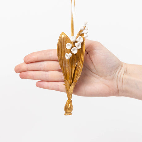 Inspired by vintage botanical treasures, our Lily of the Valley Metal Ornament celebrates the delicate beauty of one of spring’s most beloved flowers.