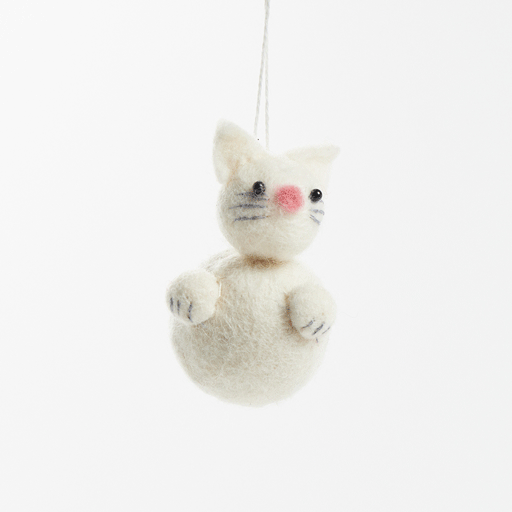 Little Cat with Paws Ornament