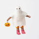 Ghost Trick-or-Treater Ornament