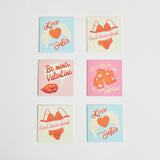 Love Is In The Air Mini Valentine's Cards - Set of 6
