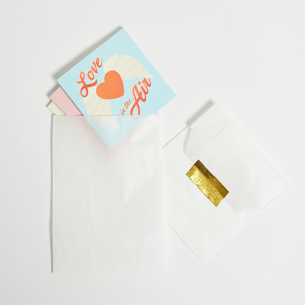 Love Is In The Air Mini Valentine's Cards - Set of 6