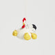 Mama Clucky The Hen with Chicks Ornament