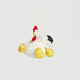 Bundle: Spring Chickens Ornaments - Set of 3
