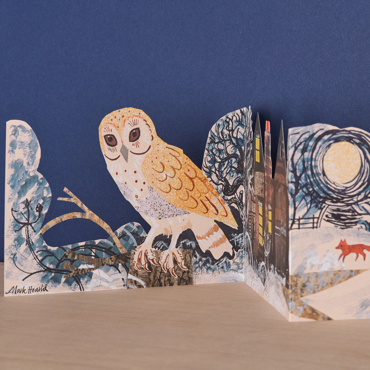 Silent Flight Tri-Fold Greeting Card