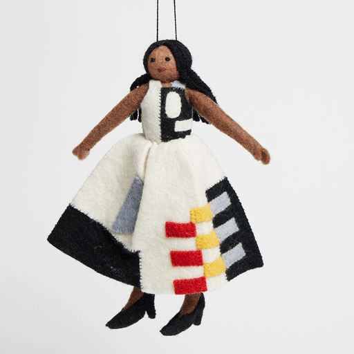 Michelle Obama Ornament