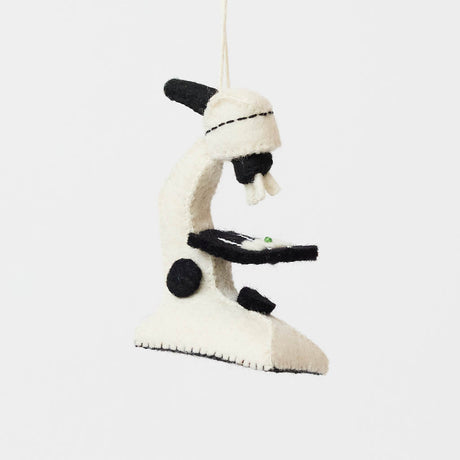 Celebrate curiosity, discovery, and the wonders of science with our handmade Felt Microscope Ornament — a charming keepsake perfect for scientists, biology lovers, teachers, researchers, lab technicians, and STEM enthusiasts.