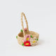 Mini Basket with Multicolored Flowers