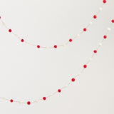 Mini Garland - Red & White
