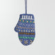 Mini Christmas Mitten Ornament