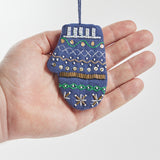 Mini Christmas Mitten Ornament