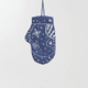 Mini Patchwork Mitten Ornament