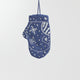 Mini Patchwork Mitten Ornament