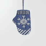 Mini Snowflake Mitten Ornament