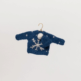 Mini Snowflake Sweater Ornament