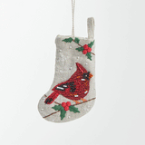 Mini Cardinal Stocking Ornament