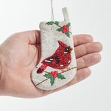 Mini Cardinal Stocking Ornament