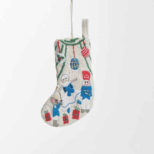 Mini Nutcracker Stocking Ornament