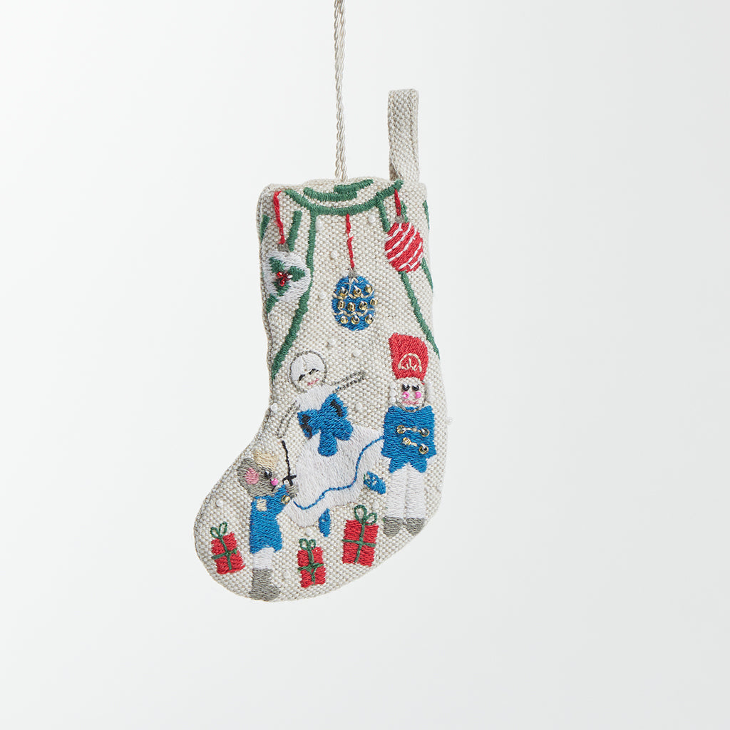 Mini Nutcracker Stocking Ornament