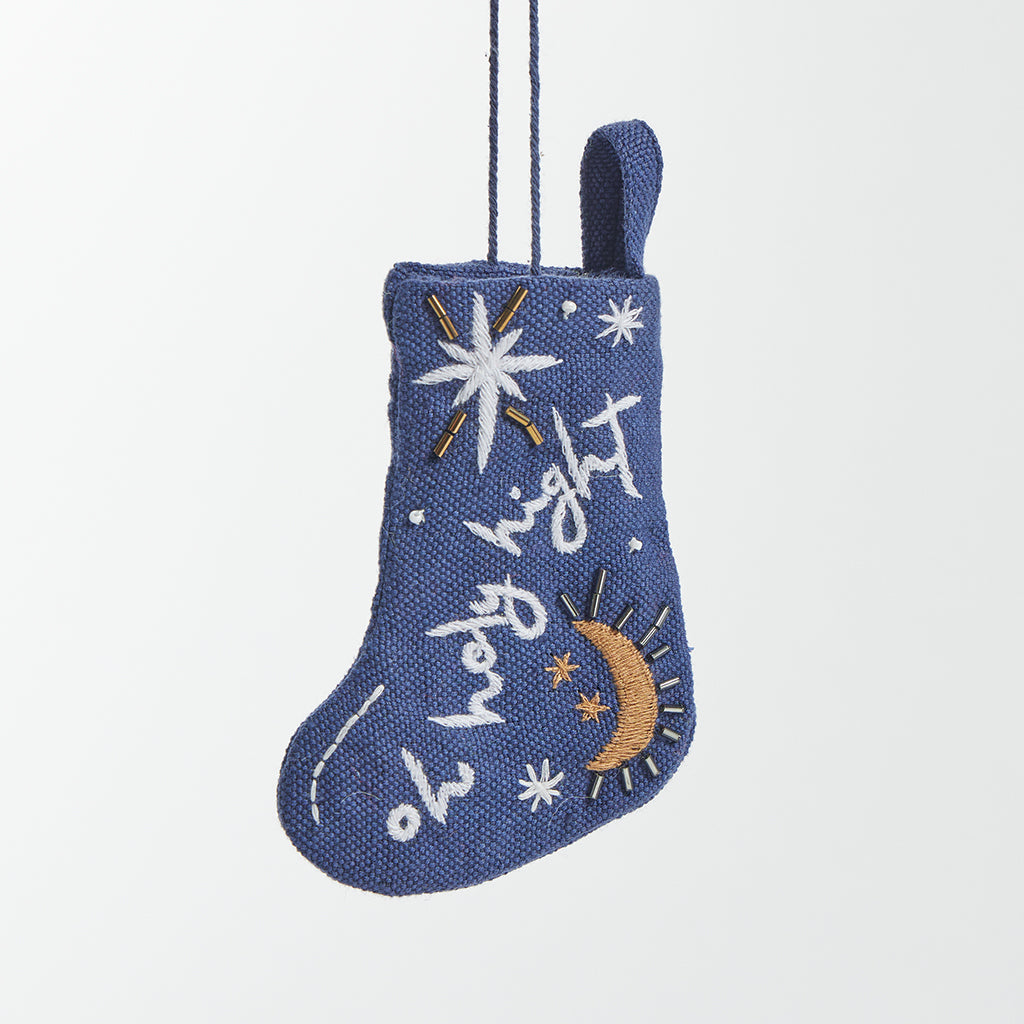 Mini Oh Holy Night Stocking Ornament