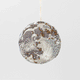Beaded moon ornament with hand-embroidered surface details and moon phases on back. Perfect gift for science teachers, stargazers, and astronomy lovers.

