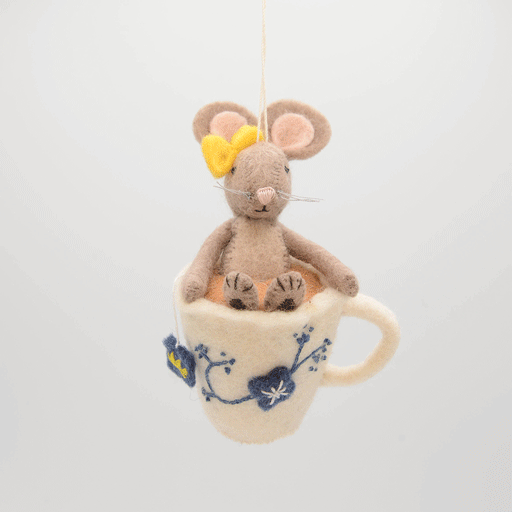 Bundle: Children's Tea Party Ornaments - Set of 3