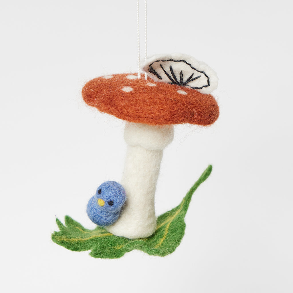 Mushroom Friends Ornament