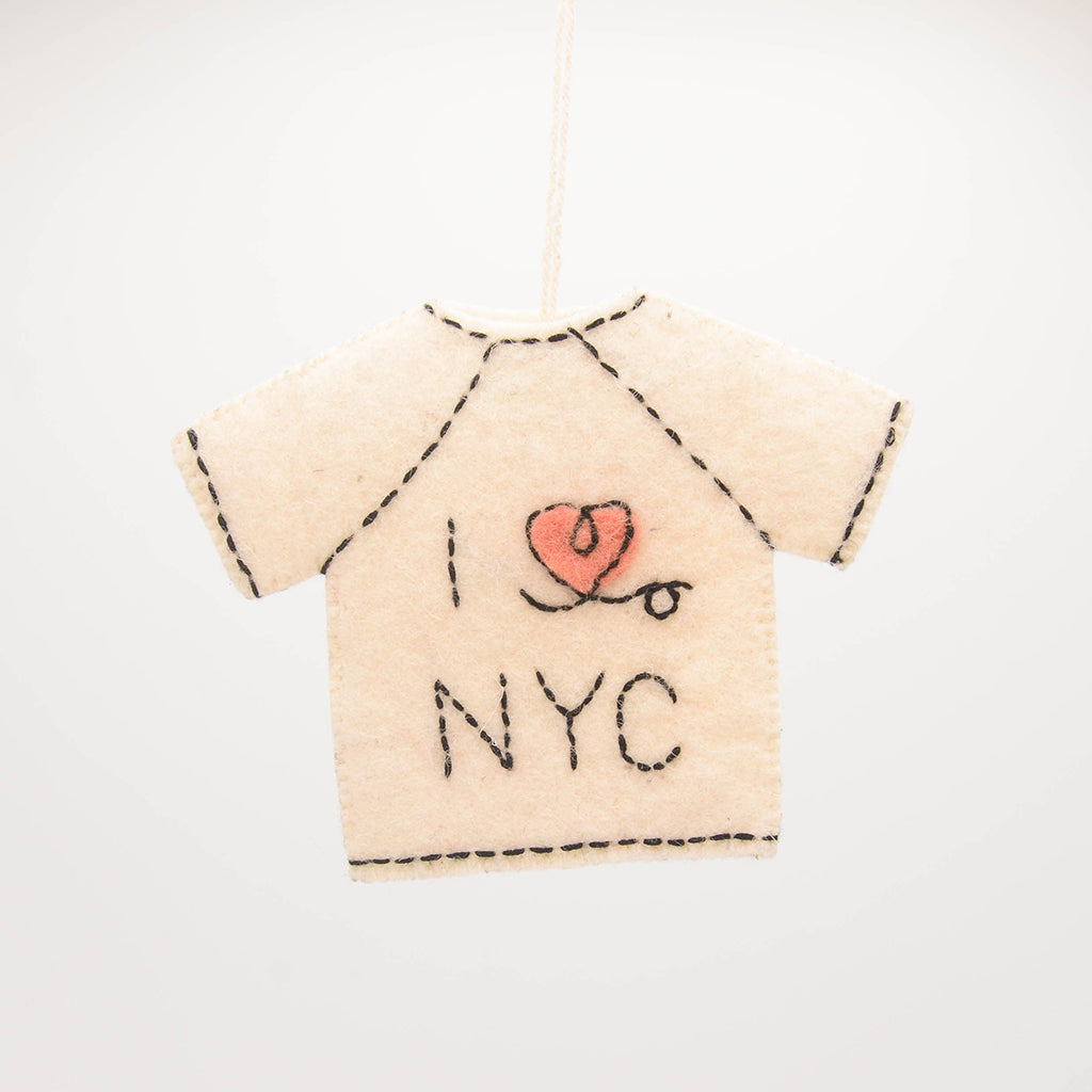 NYC 2025 Shirt Ornament