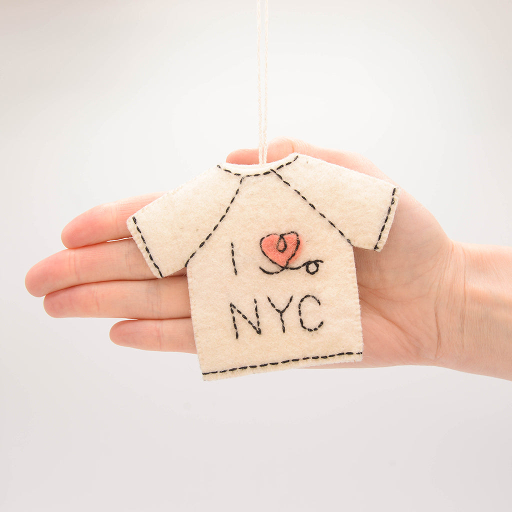 NYC 2025 Shirt Ornament