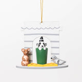New York City Park Animals Wood Ornament