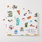 NYC Icons Wrapping Paper Sheets - Set of 3