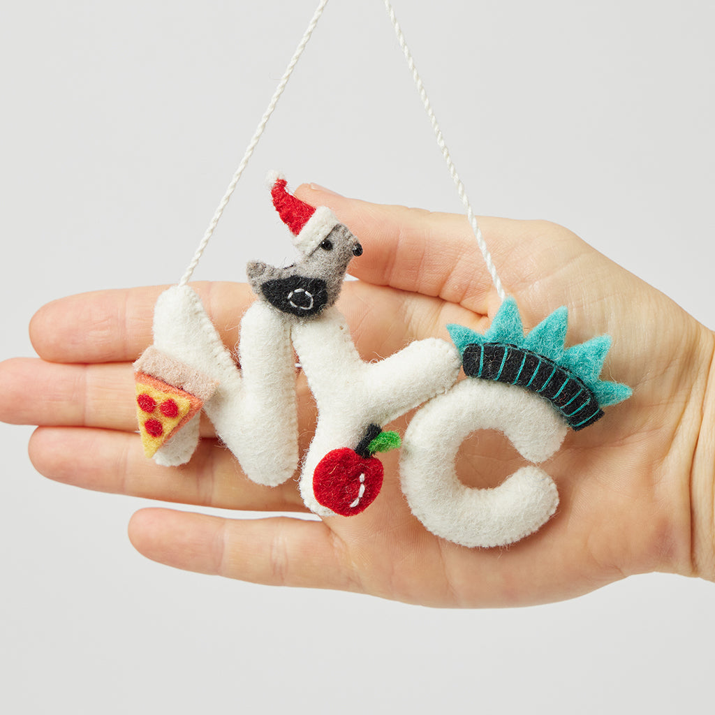 NYC Icons Ornament | Handmade New York City Christmas Ornament