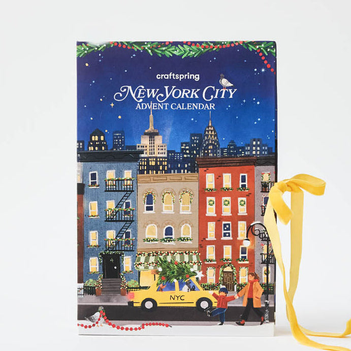 Countdown to Holiday Magic in iconic style, with our handmade New York City Advent calendar featuring 24 miniature felt ornaments inspired by the landmarks, foods, neighborhoods, and wonderfully quirky icons of NYC.