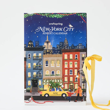 Countdown to Holiday Magic in iconic style, with our handmade New York City Advent calendar featuring 24 miniature felt ornaments inspired by the landmarks, foods, neighborhoods, and wonderfully quirky icons of NYC.
