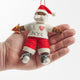 NYC Santa Ornament - Deep Brown