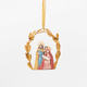 Nativity Metal Ornament