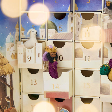 Some of the best holiday magic happens before the big day. Make each December morning special with an advent calendar that’ll be treasured year after year. Our Nativity Minis Advent Calendar is a reusable 24-day Christmas countdown filled with handcrafted mini felt ornaments that bring the Nativity story to life one tiny treasure at a time.
