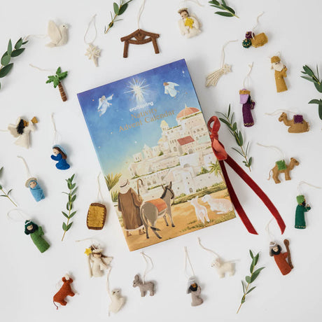 Some of the best holiday magic happens before the big day. Make each December morning special with an advent calendar that’ll be treasured year after year. Our Nativity Minis Advent Calendar is a reusable 24-day Christmas countdown filled with handcrafted mini felt ornaments that bring the Nativity story to life one tiny treasure at a time.
