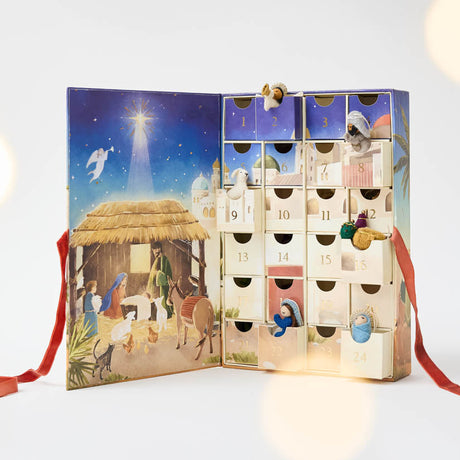 Some of the best holiday magic happens before the big day. Make each December morning special with an advent calendar that’ll be treasured year after year. Our Nativity Minis Advent Calendar is a reusable 24-day Christmas countdown filled with handcrafted mini felt ornaments that bring the Nativity story to life one tiny treasure at a time.