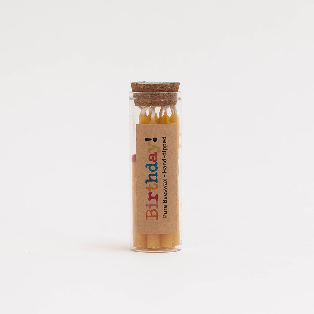 Natural Birthday Candles Jar