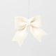 Natural Bow Ornaments - Set of 4