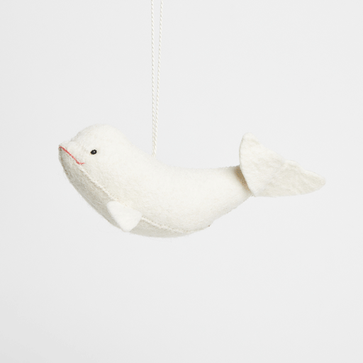North Pole Beluga Ornament
