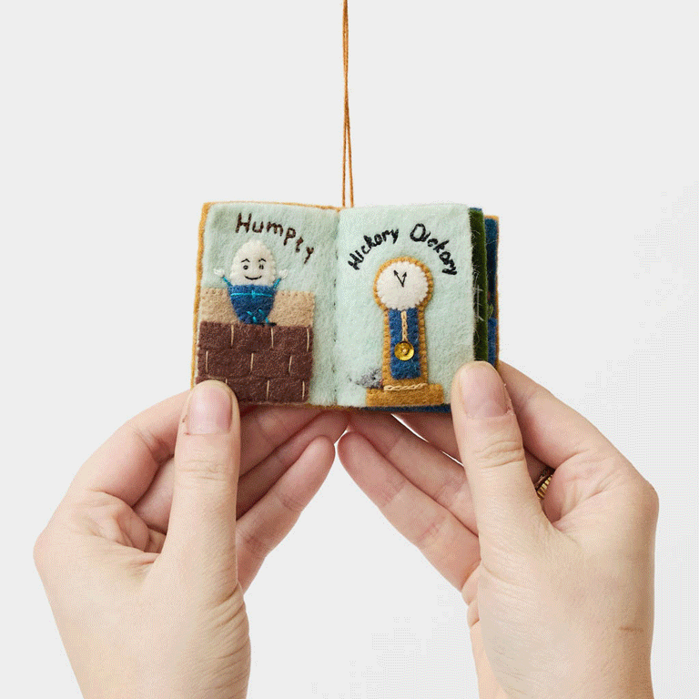 Nursery Rhymes Book Ornament